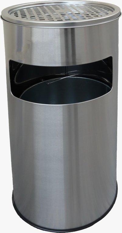 Steel Ash Tray Bin Round Type 17LTR
